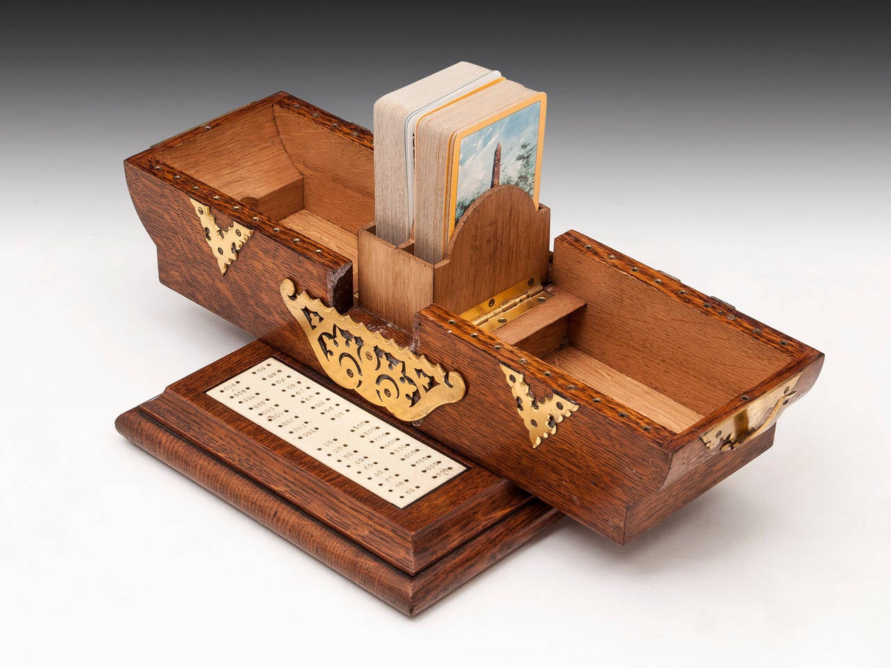 19th Century Cribbage Box