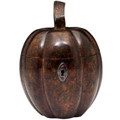 Antique Squash Tea Caddy