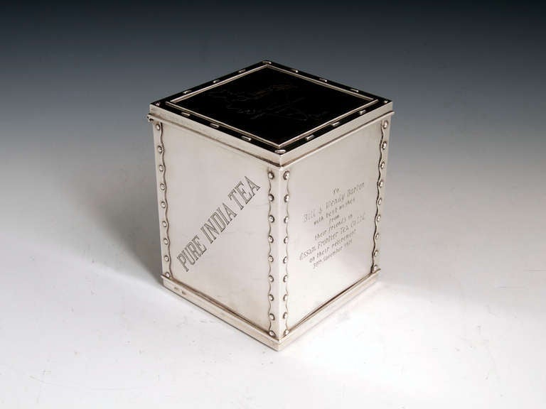 Silver Tea Caddy