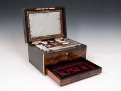 Antique Silver Plated Vanity Box