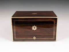 Antique Rosewood Jewellery Box