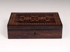 tunbridge box Antique Tunbridge Ware Box