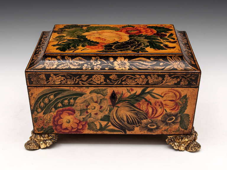 Penwork Sewing Box
