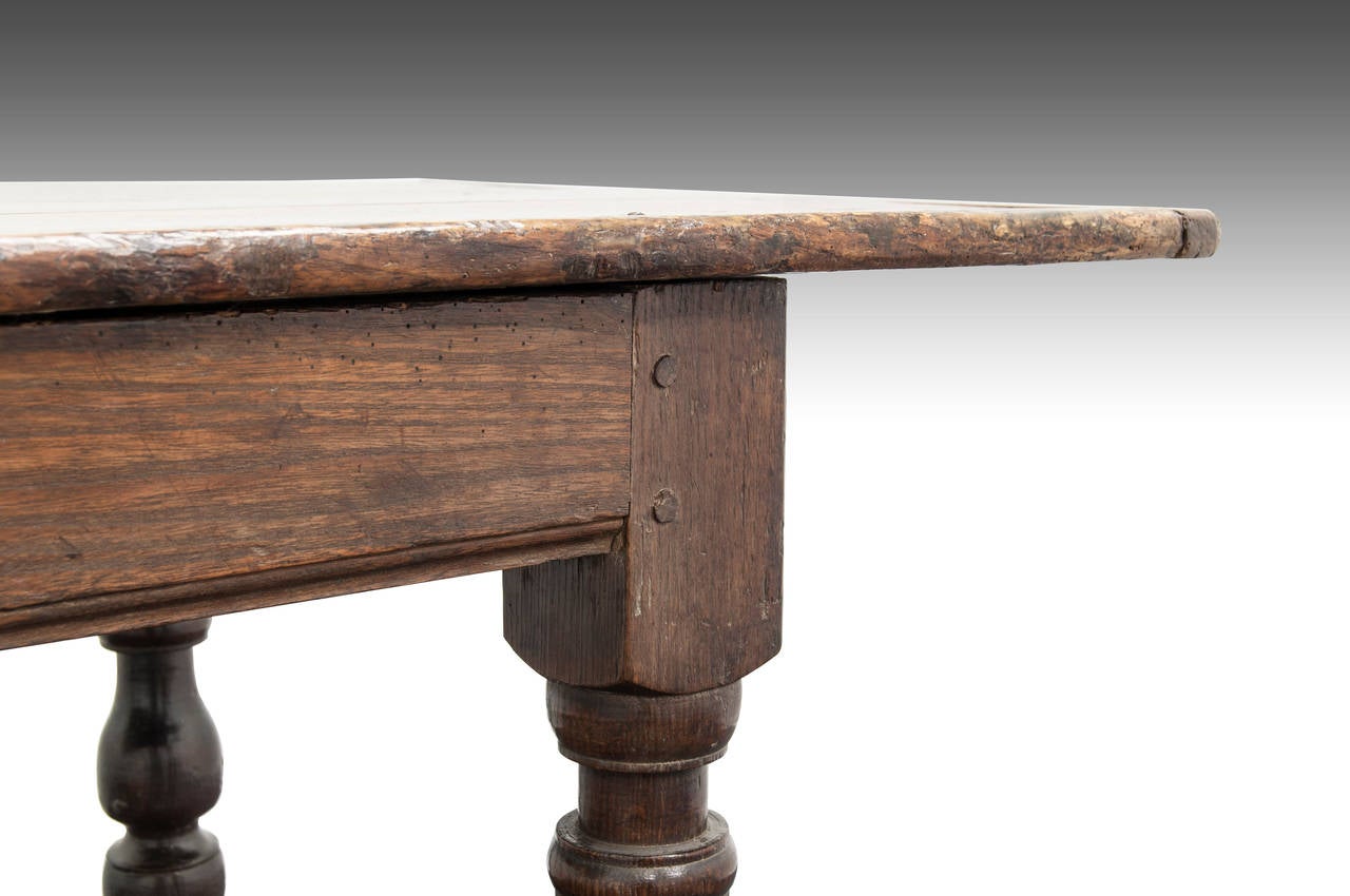 Late 17th Century Rare Refectory Table