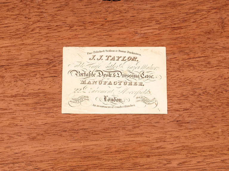 Georgian Writing Box by J.J.Taylor 5