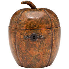 Fruitwood Melon Tea Caddy