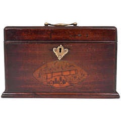 Antique Mahogany Tea Chest