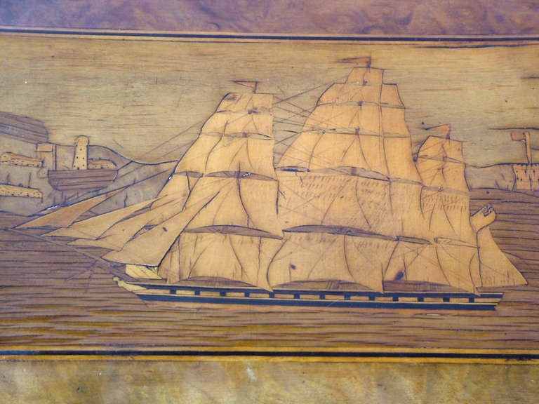 Clipper Ship Work Box