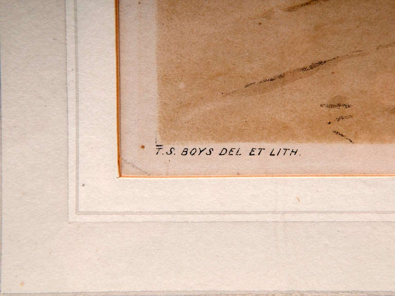 Lithograph of Hyde Park