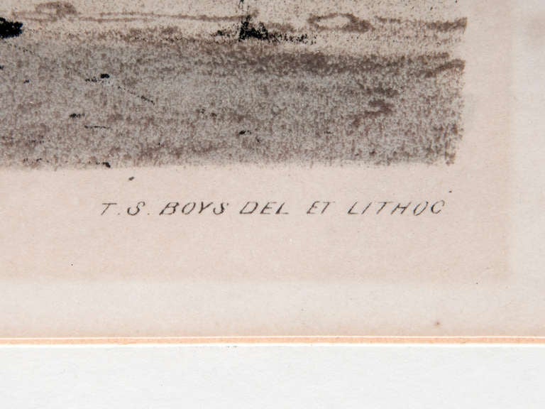 Lithograph of Regent Street