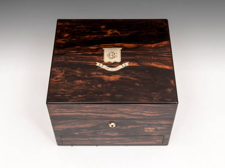 19th Century Coromandel Jewelry Box