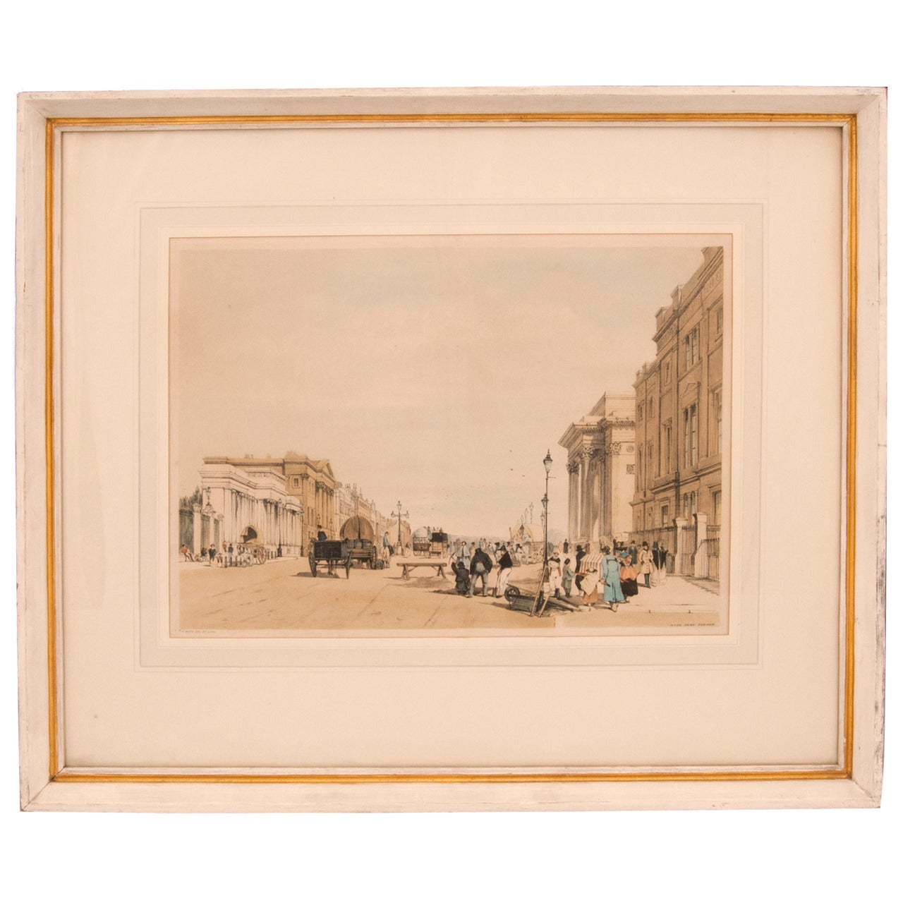 Lithograph of Hyde Park For Sale