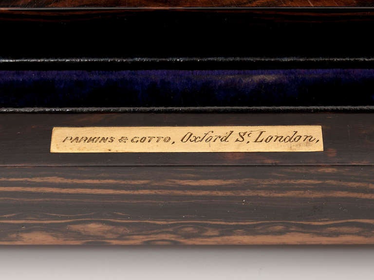 Parkins & Gotto Silver Vanity Box 1