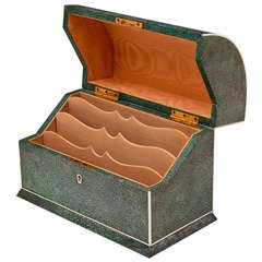 Vintage Shagreen Letter Box