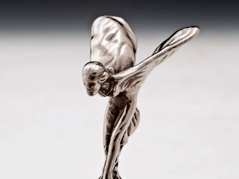 Silver Plate Rolls Royce Ashtray