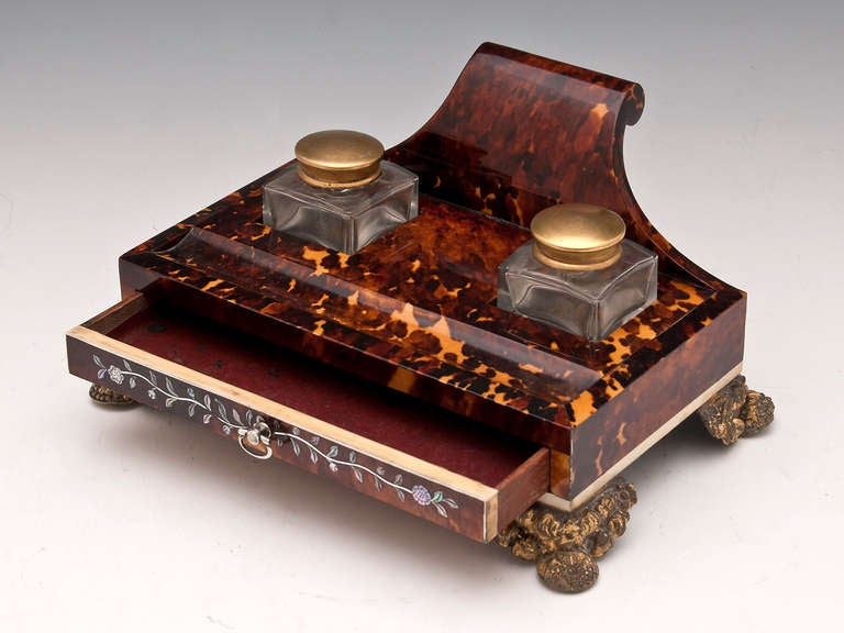 Tortoiseshell Inkwell 2