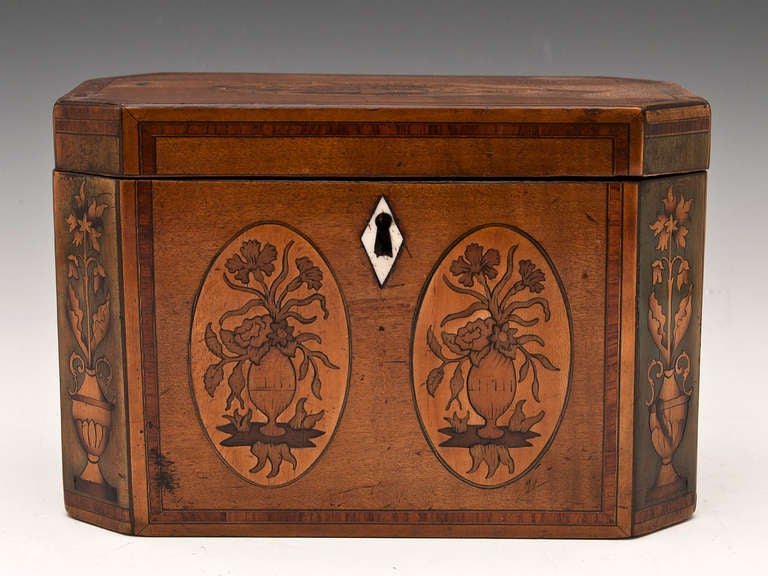Harewood Inlaid Tea Caddy