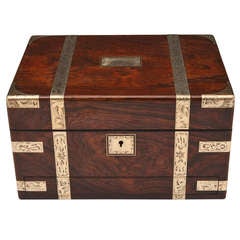 Antique Rosewood Jewellery Box