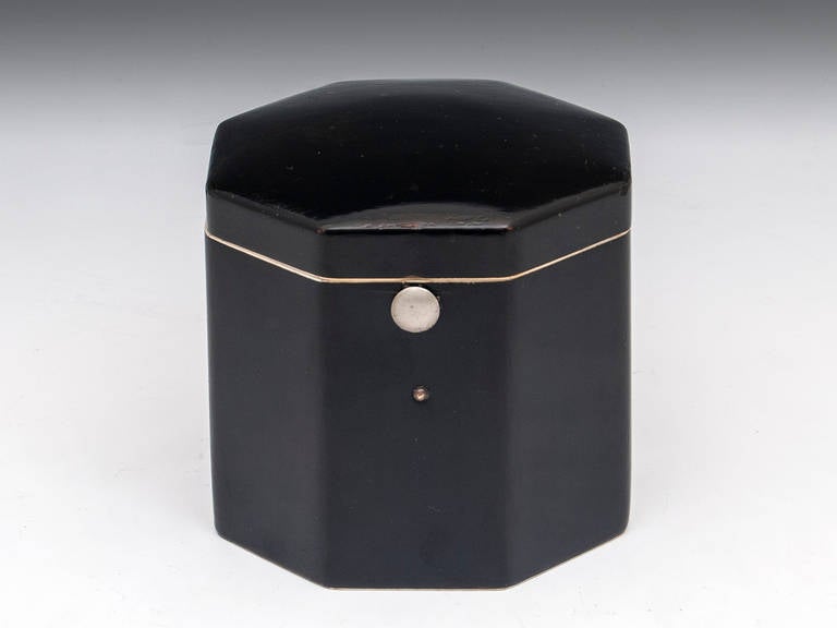 Papier Mâché Tea Caddy, circa 1835