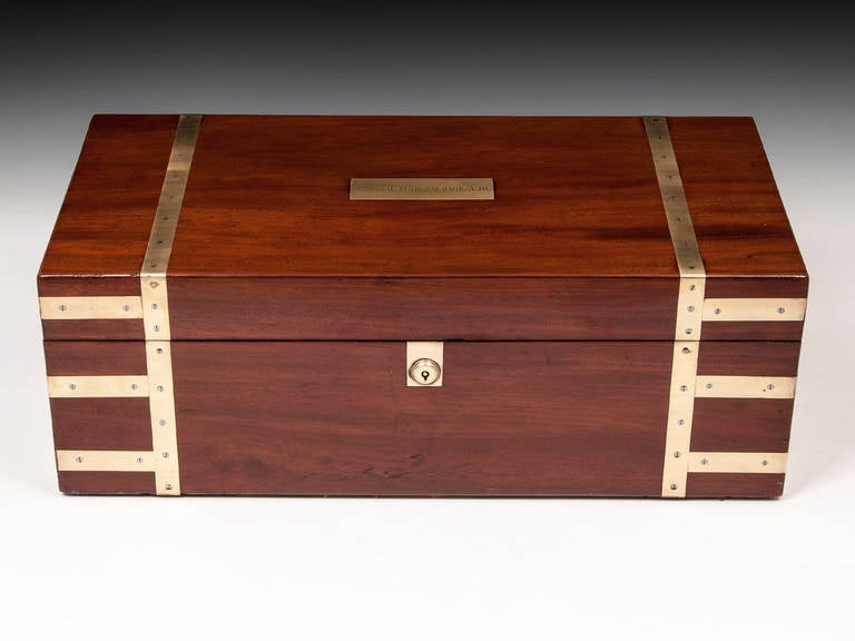 Military Writing Box, circa 1800