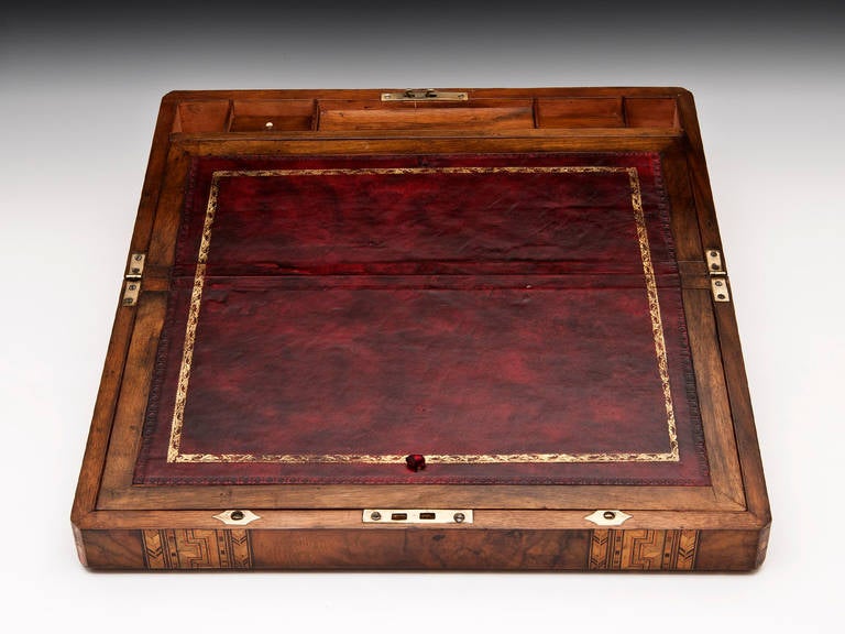 Writing Box with Inlaid Mosaic Design, circa 1875 3