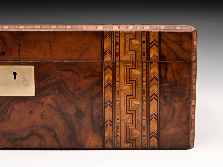 Writing Box with Inlaid Mosaic Design, circa 1875 4