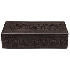 Indian Ceylon Ebony Glove Box