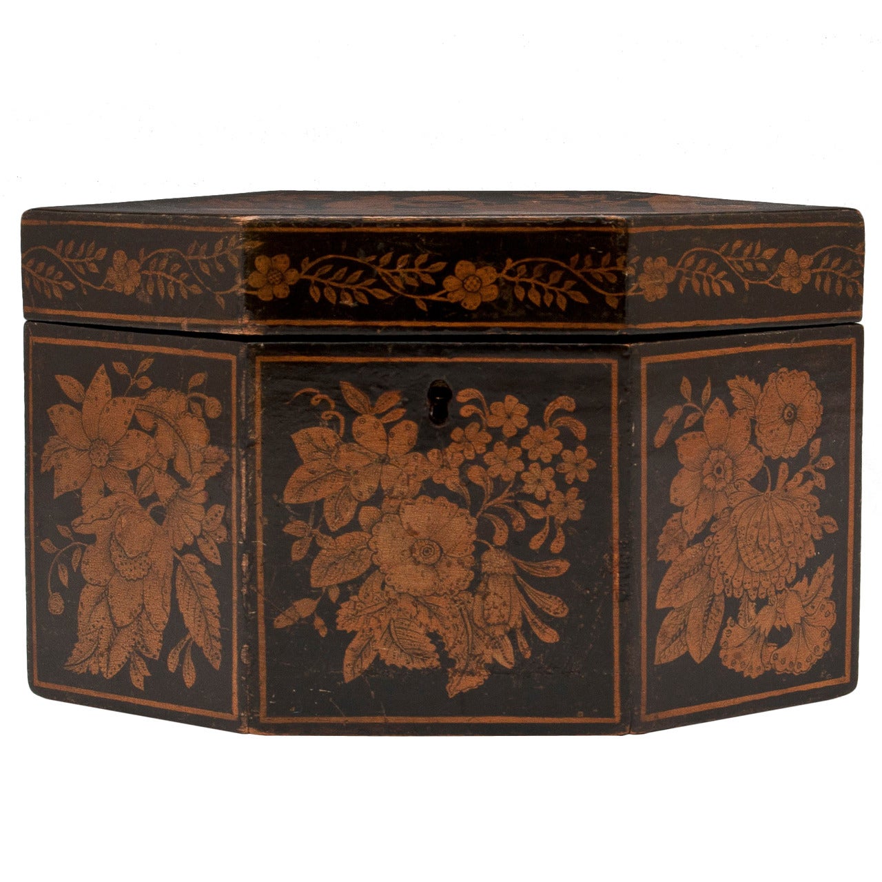 Penwork tea Caddy