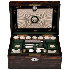 Antique Coromandel Sewing Box