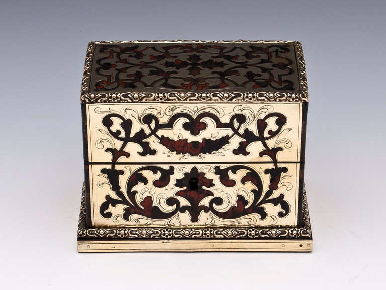 French Boulle Perfume Box