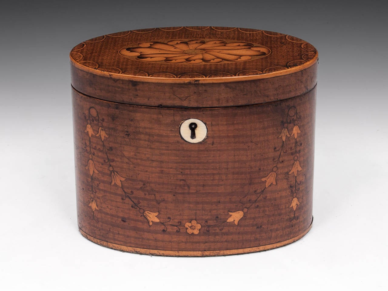Georgian Oval Tea Caddy