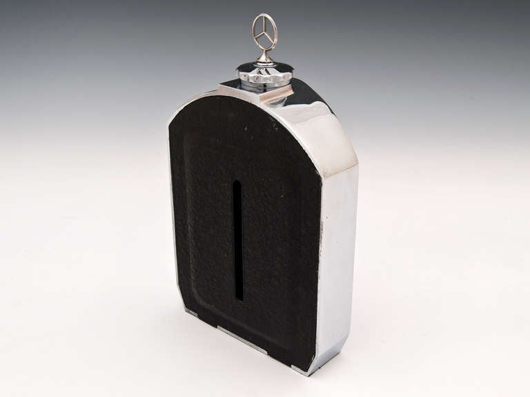 Mid-20th Century Mercedes Radiator Grill Decanter