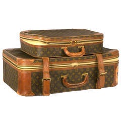 Set of Vintage Louis Vuitton Luggage