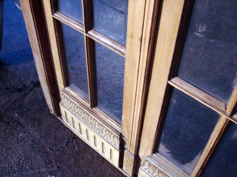 interior arched french doors