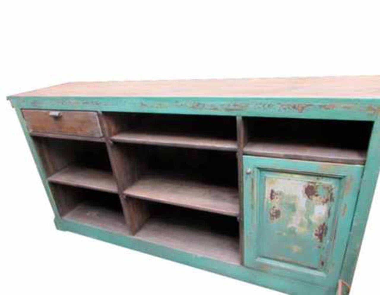 Retro-Style Dresser. 
It's a cabinet with one drawer. Made of solid antique wood. It is fully restored and ready to use.