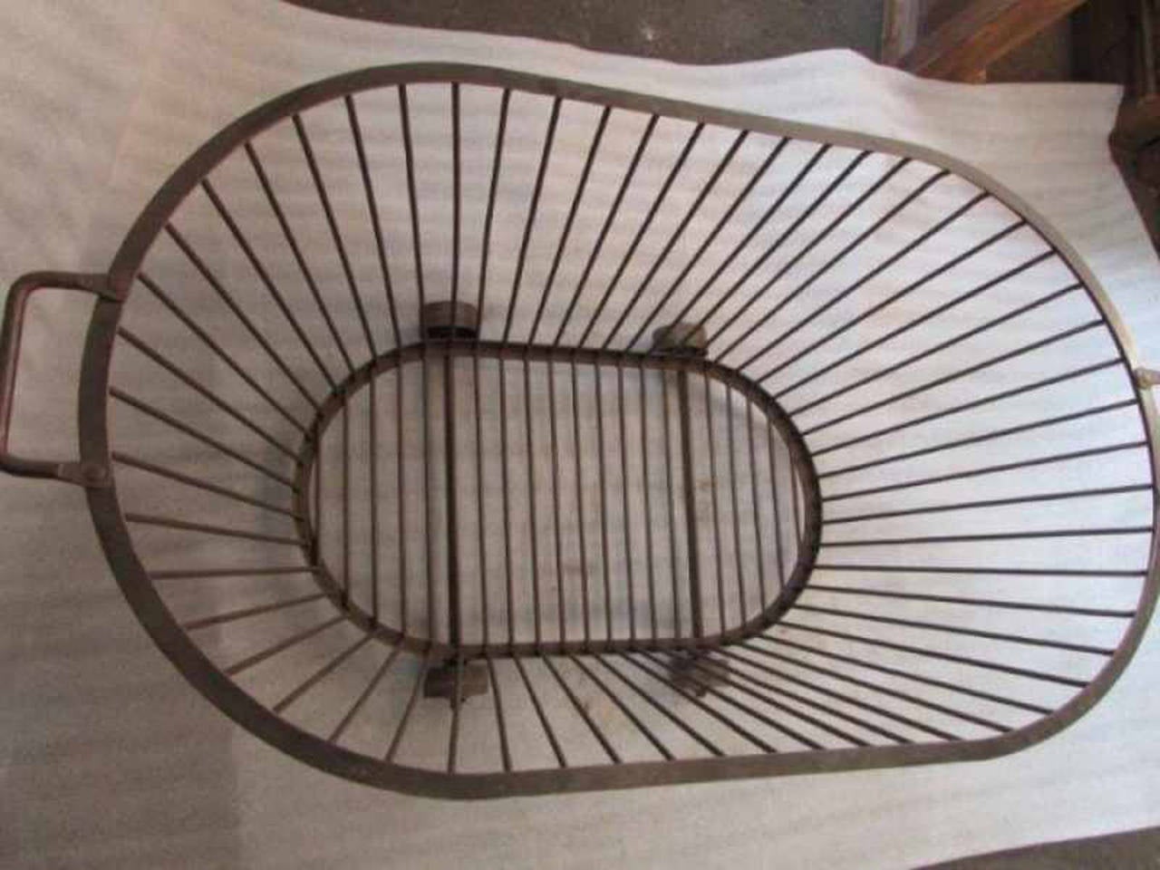Early 20th Century Antique Bakery Basket For Sale
