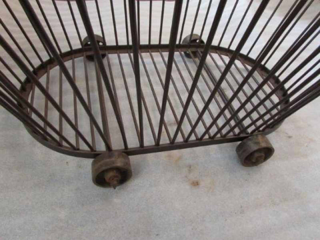 South American Antique Bakery Basket For Sale