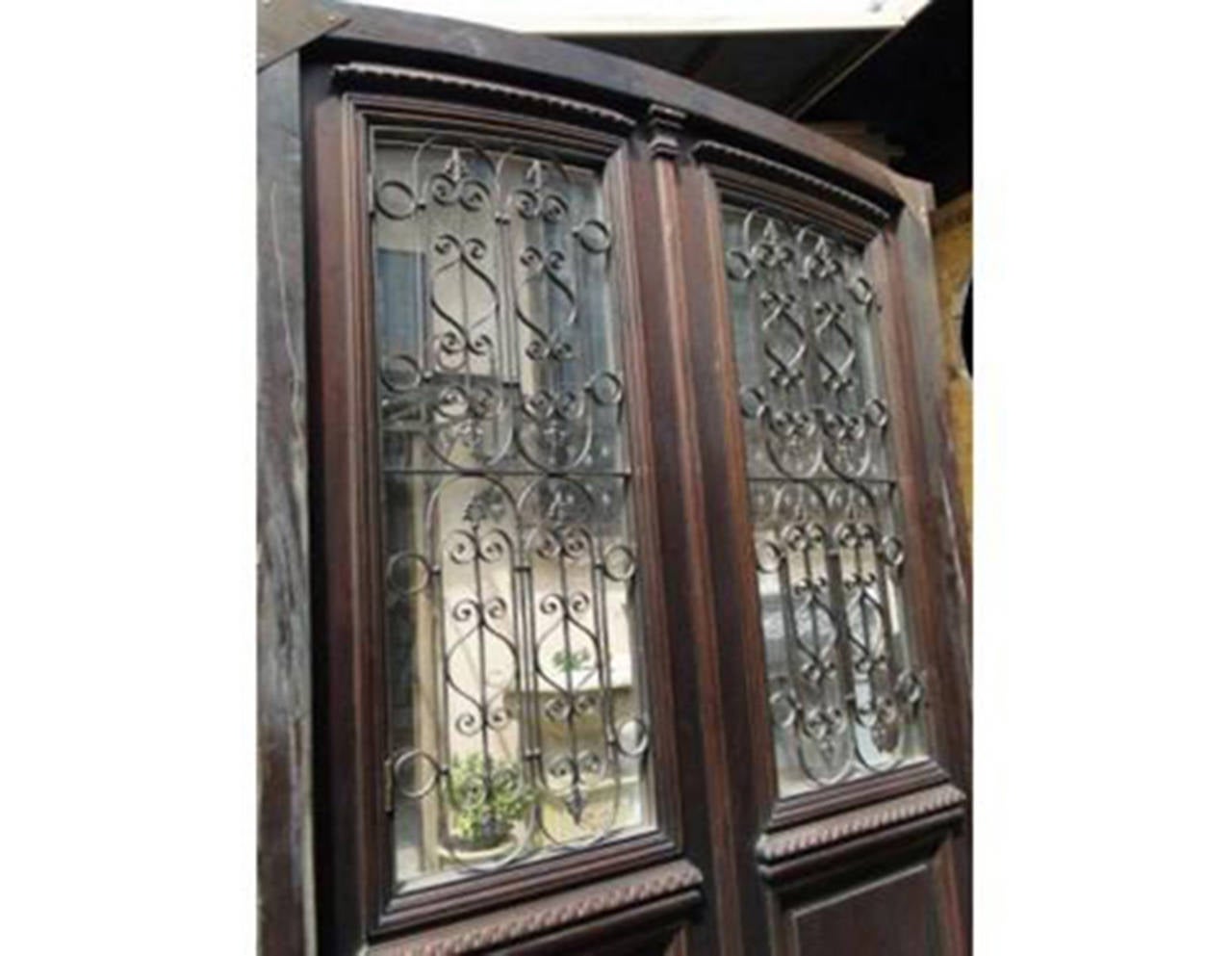 Double Eyebrow Shape Entry Door