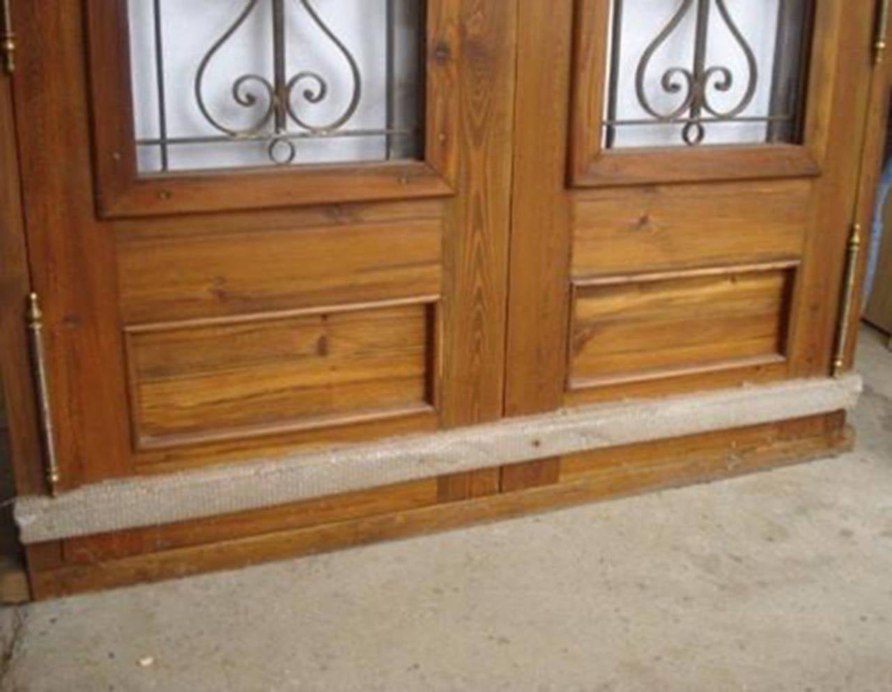 Antique Arched Double Entry Door For Sale 2