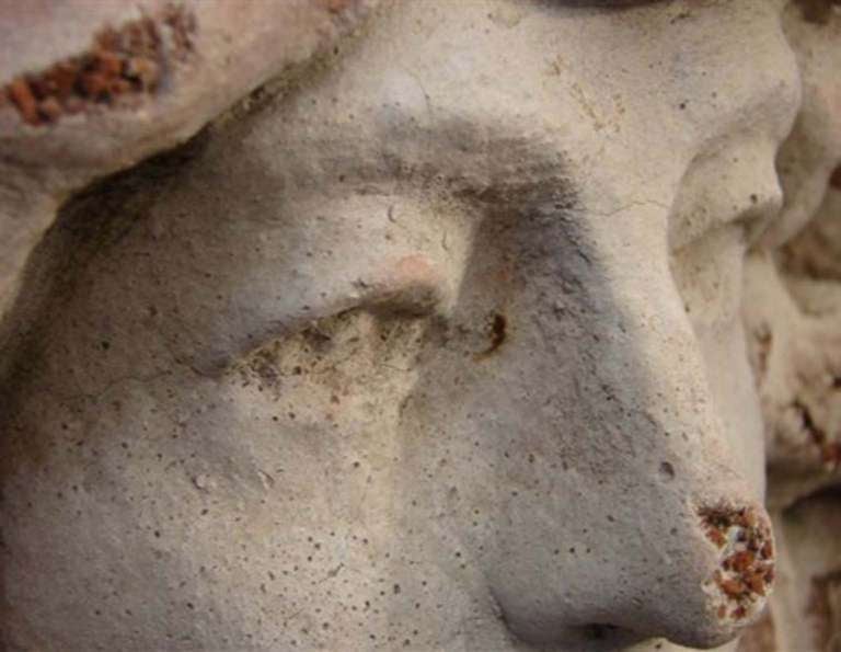 20th Century Unique Cement Statue 