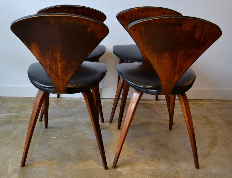 Norman Cherner for Plycraft Chairs In Good Condition In Bedford Hills, NY