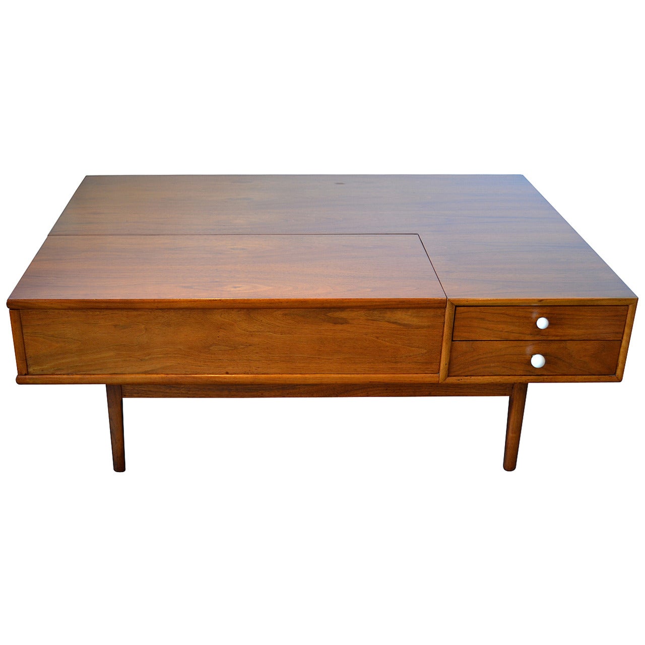 Kipp Stewart For Drexel Walnut Coffee Table