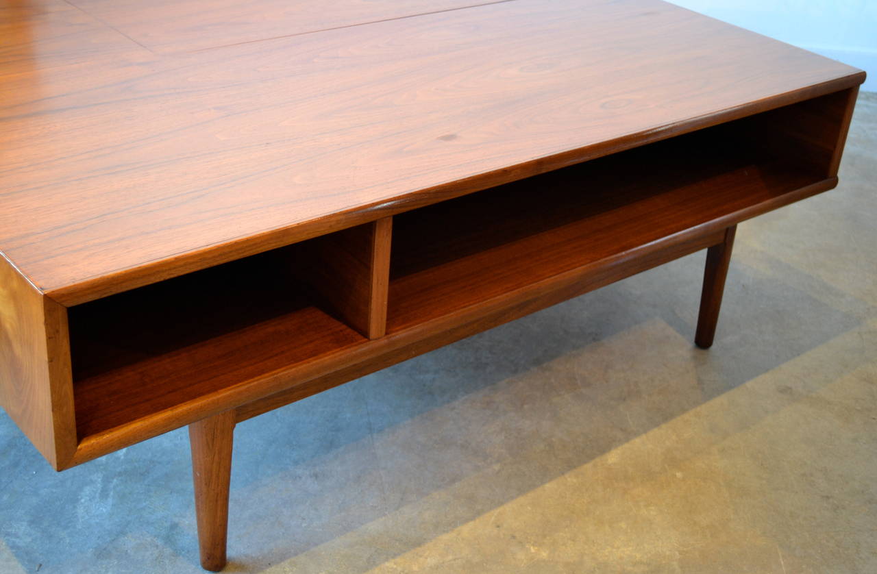 Mid-Century Modern Kipp Stewart For Drexel Walnut Coffee Table