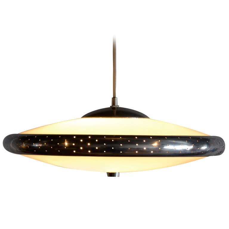 Mid Century UFO Saucer Pendant Light at 1stDibs ufo pendant light