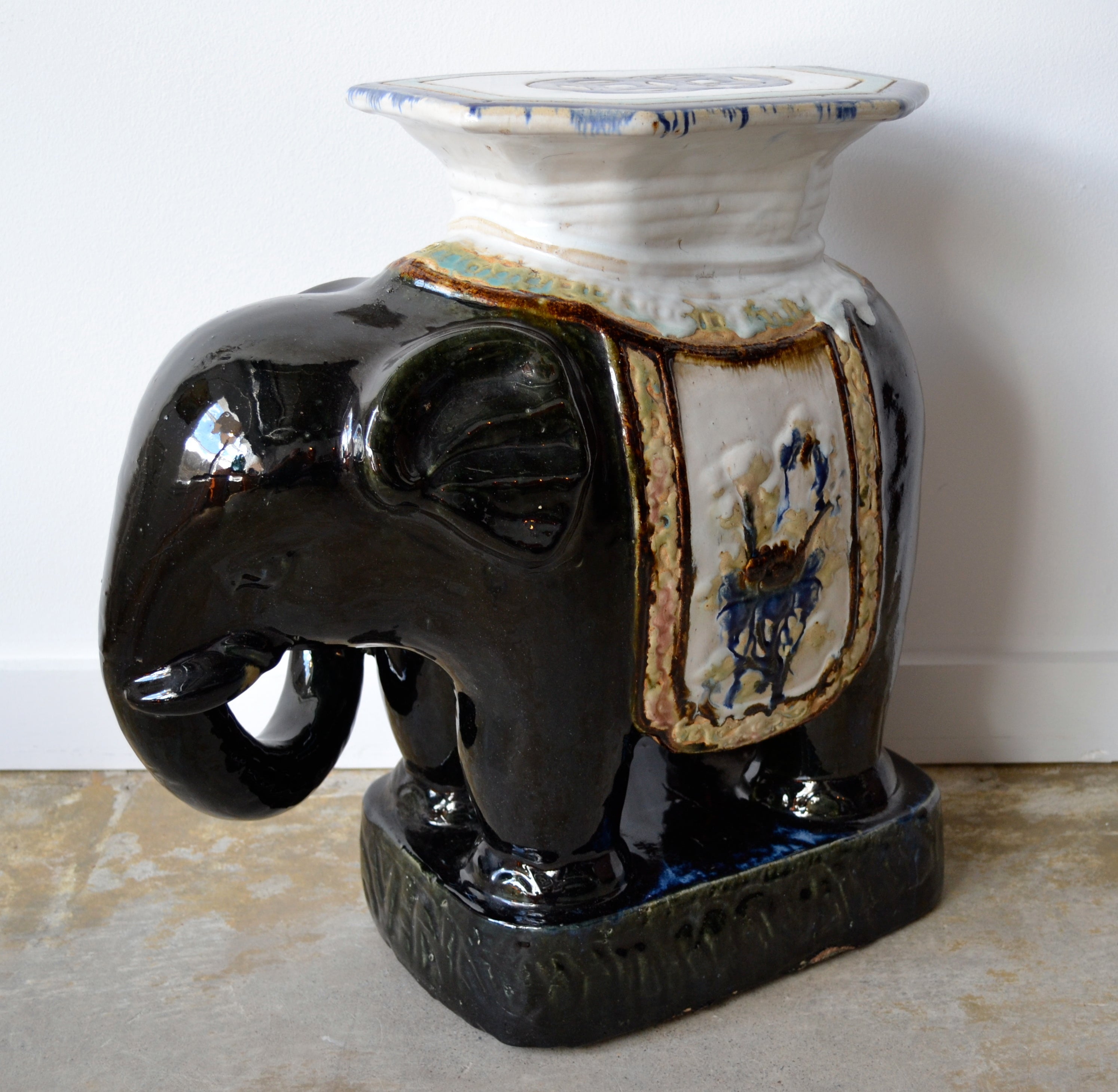 Early 20th Century Chinese Ceramic Elephant