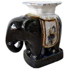 Early 20th Century Chinese Ceramic Elephant