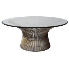 mid century warren platner for knoll coffee table