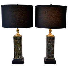 Laurel "chessmen" Theme Table Lamps
