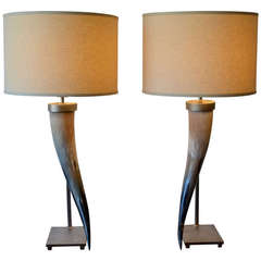 texas longhorn table lamps