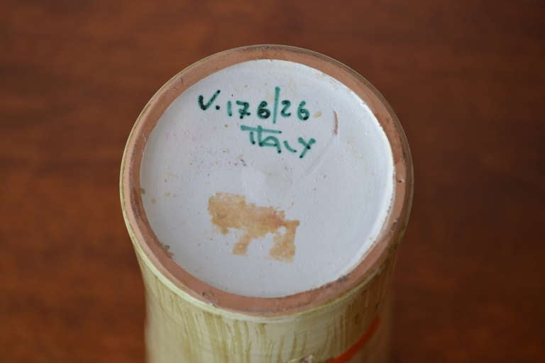 Mid-20th Century Italian Vase Attributed to Bitossi, circa 1960s
